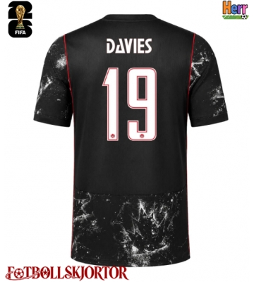 Kanada Alphonso Davies #19 Bortatröja VM 2026 Kortärmad